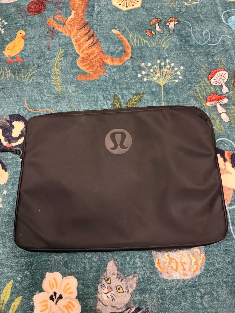 lululemon  Black Laptop Sleeve with Subtle Logo